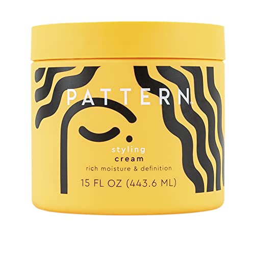 Pattern Beauty by Tracee Ellis Ross Styling Cream - Hold &amp;amp; Definition for Curly Hair 3b-4c, 15 Fl Oz