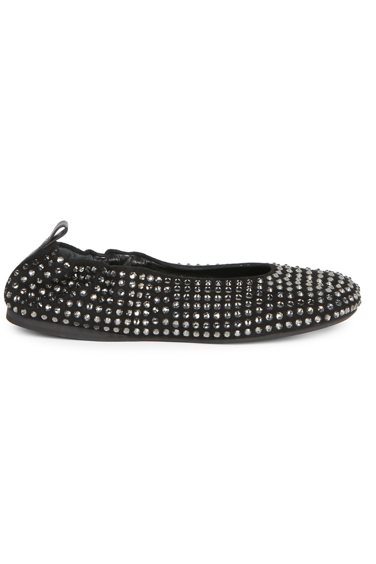 JW Anderson Leather &amp;amp; Crystal Ballet Flats