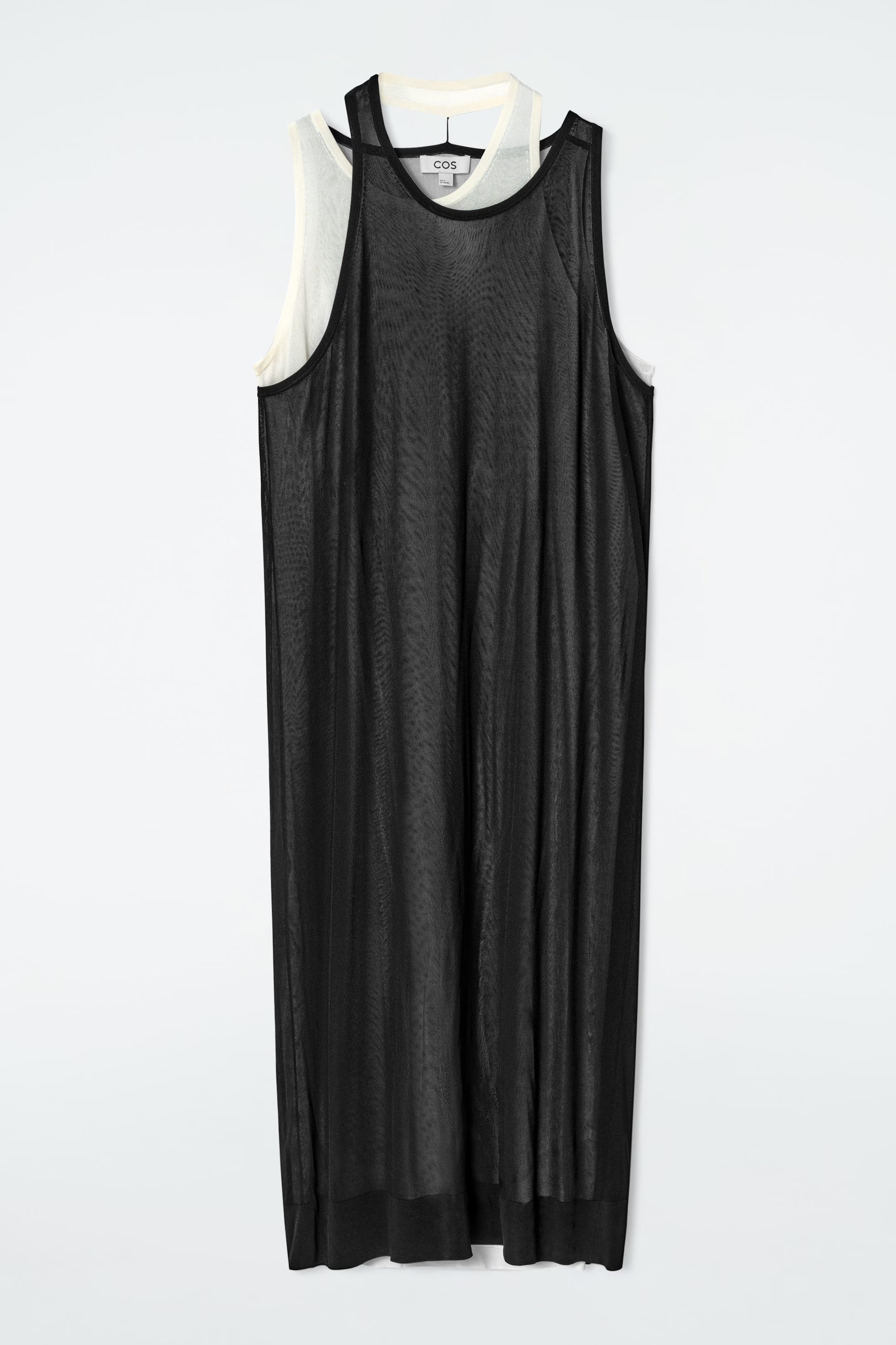 COS, Layered Knitted Midi Dress