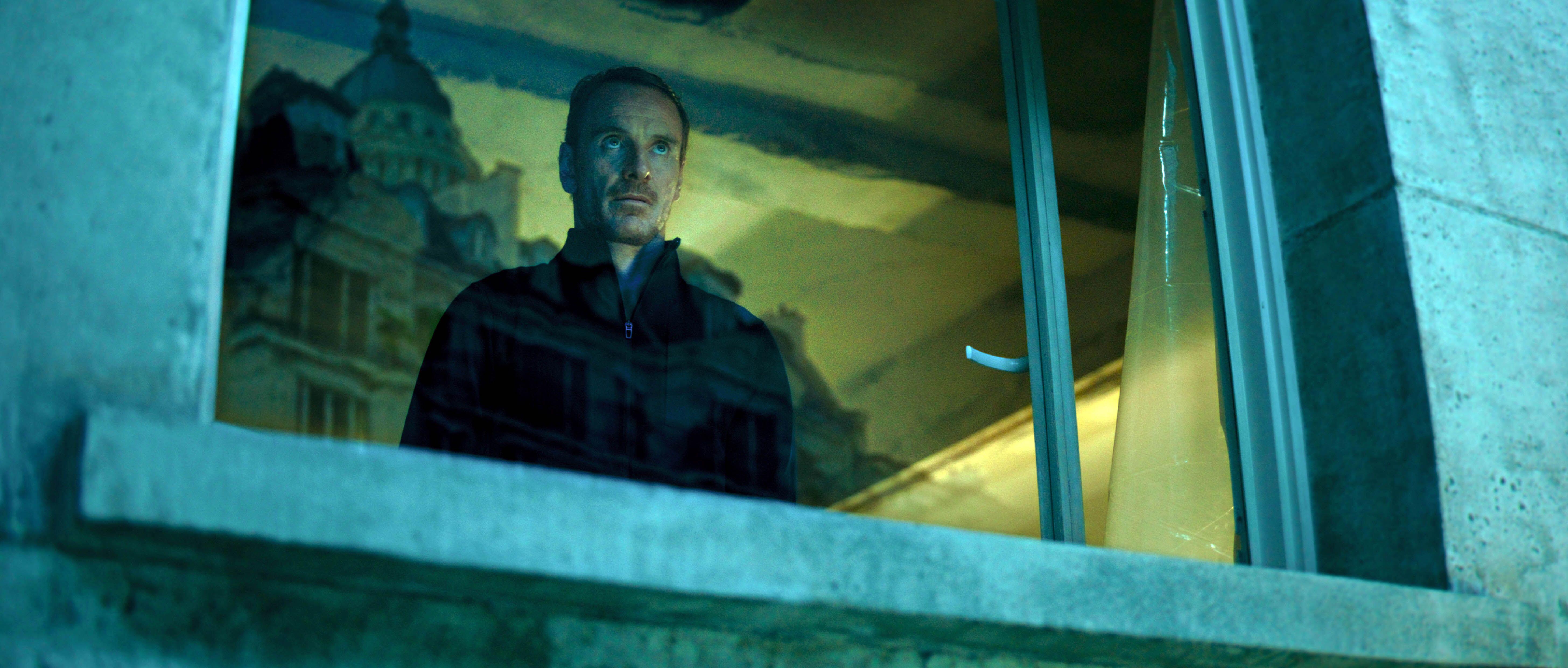 michael fassbender in The killer