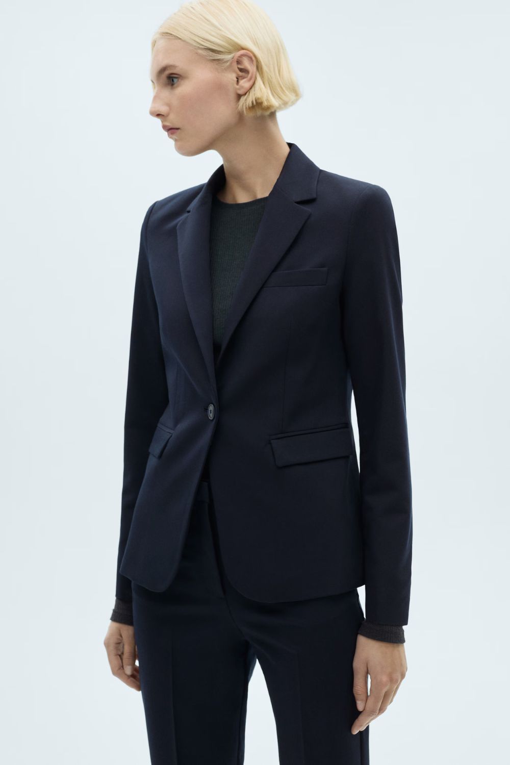 Mango Fitted Suit Jacket