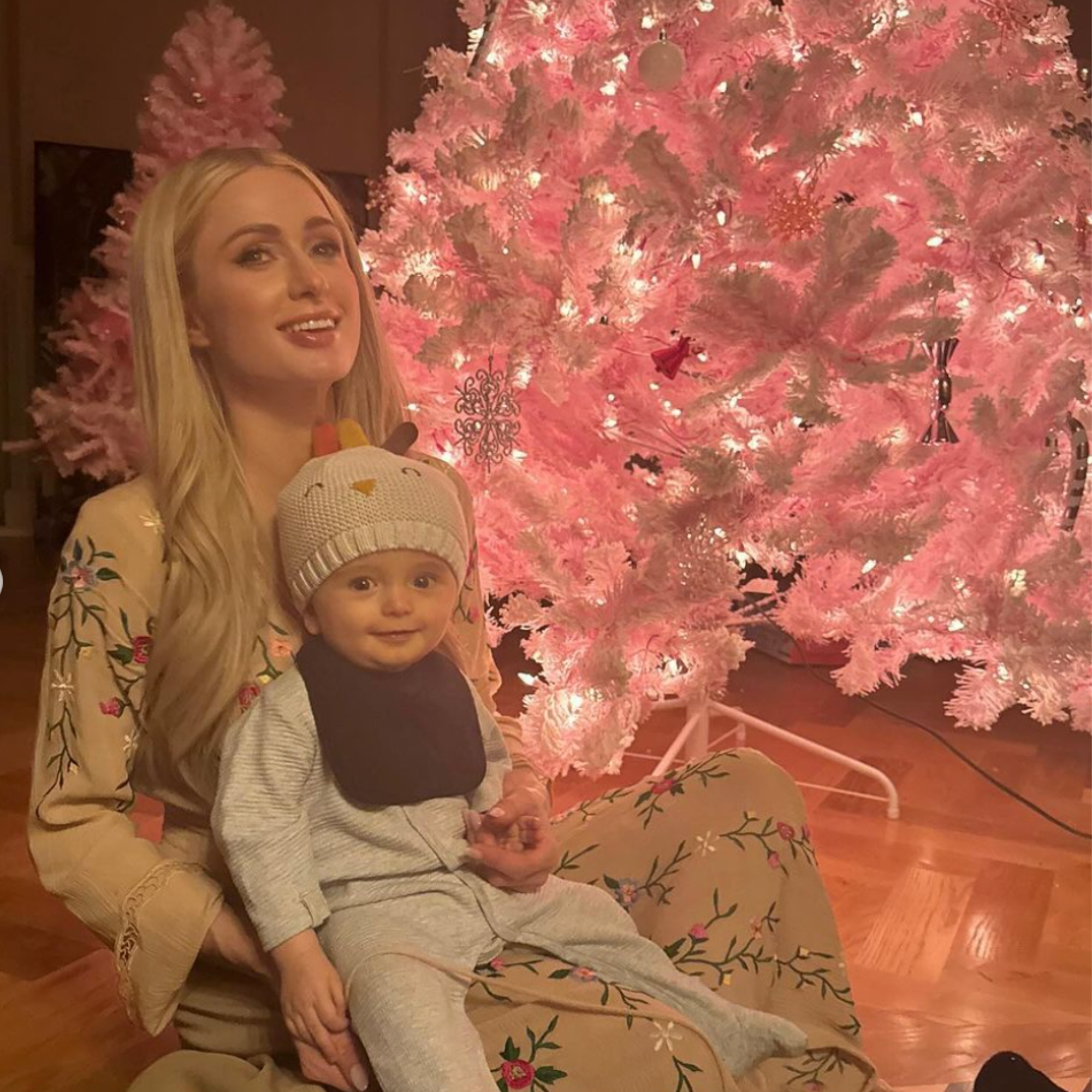 Paris Hilton with baby Phoenix