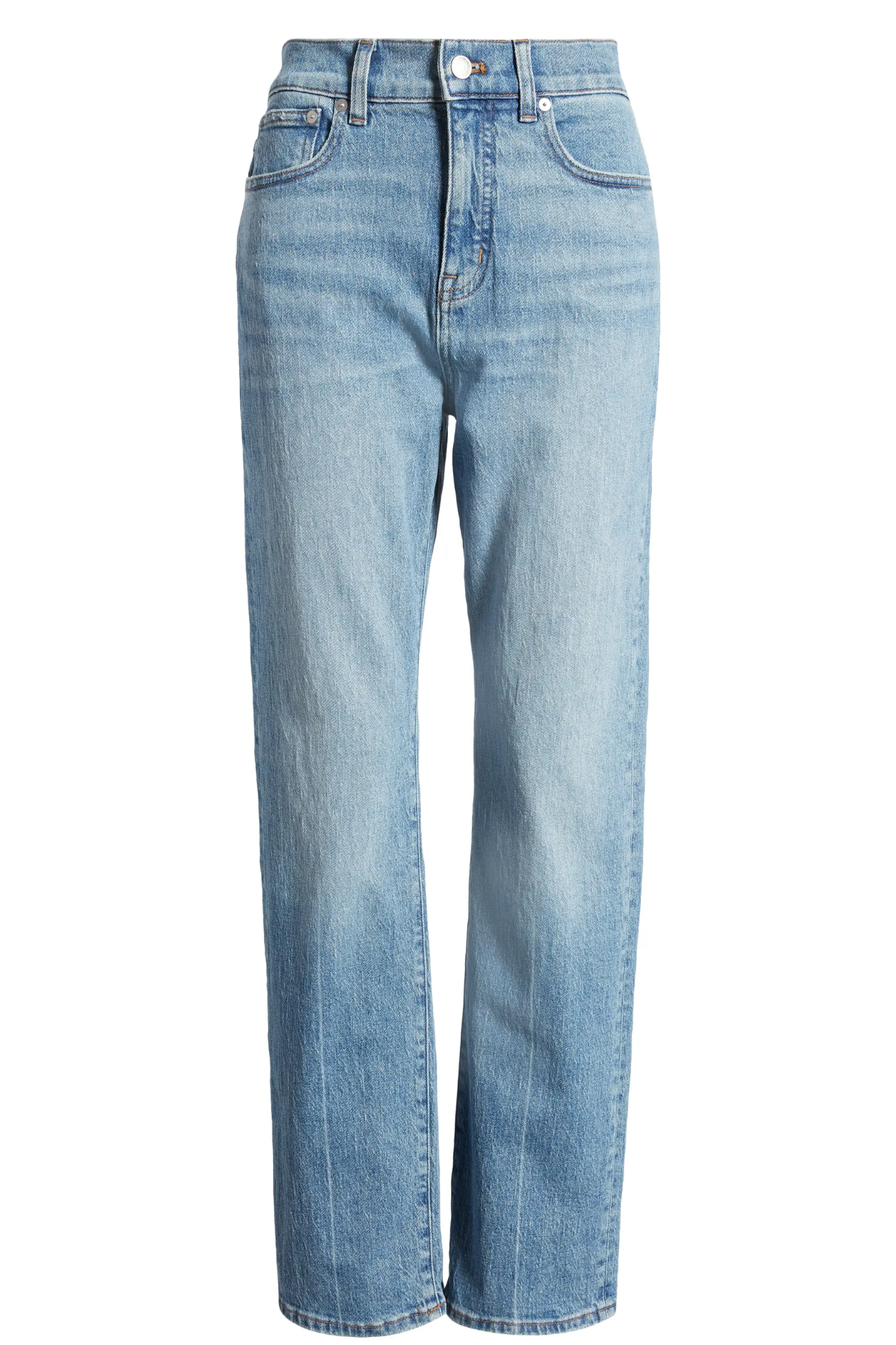 Madewell The &#039;90s Creased High Waist Straight Leg Jeans