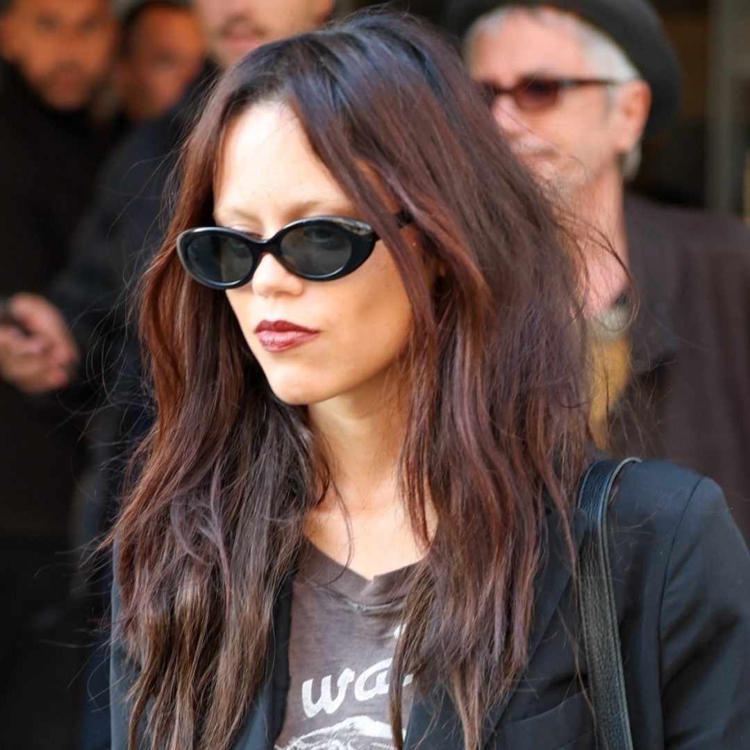 Jenna Ortega was spotted in Paris wearing the studded bag trend from Hammitt