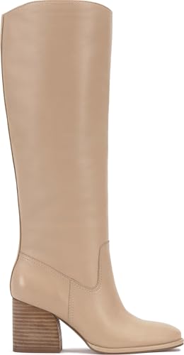 Vince Camuto Women's Leila Knee High Boot, Soft Buff, 7