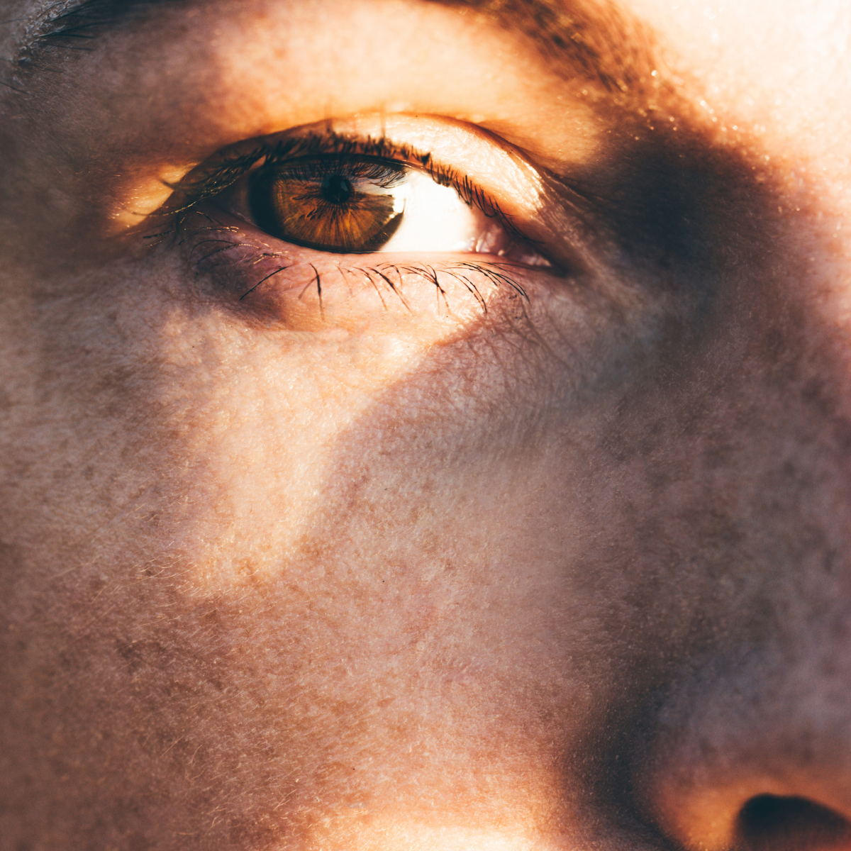 Blepharoplasty & Beautiful face and eye close up