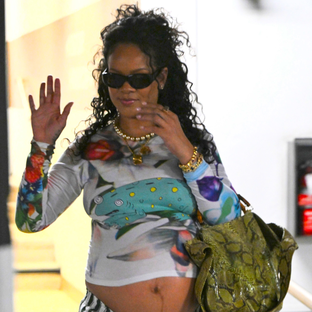 Rihanna was spotted in L.A. wearing Fall 2025&#039;s snakeskin bag trend