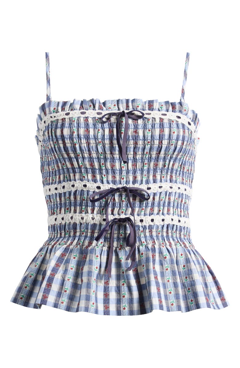 Katya Organic Cotton Gingham Camisole