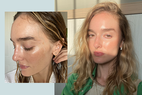 Hannah Baxter wavy hair