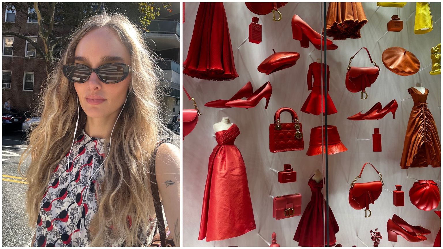 Hannah Baxter at Fashion Week