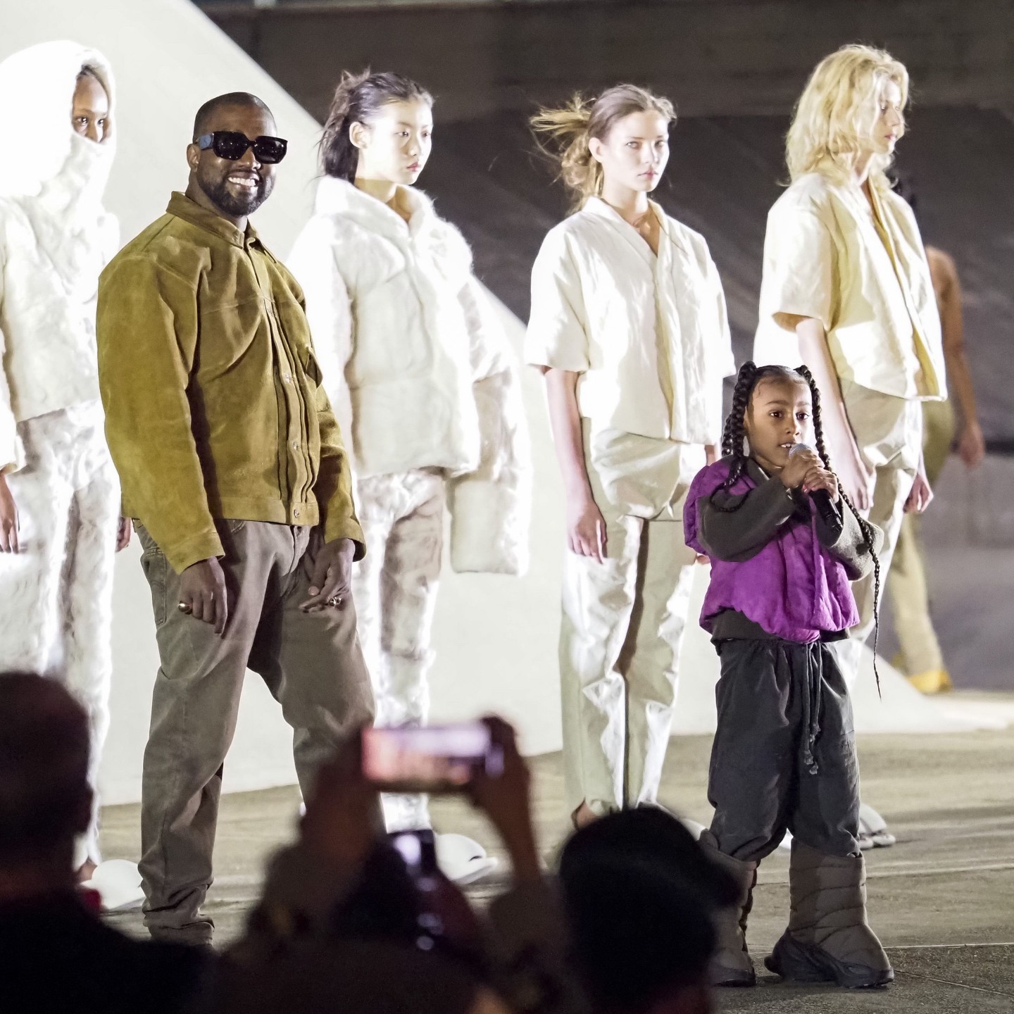 Kanye & North West on Stage