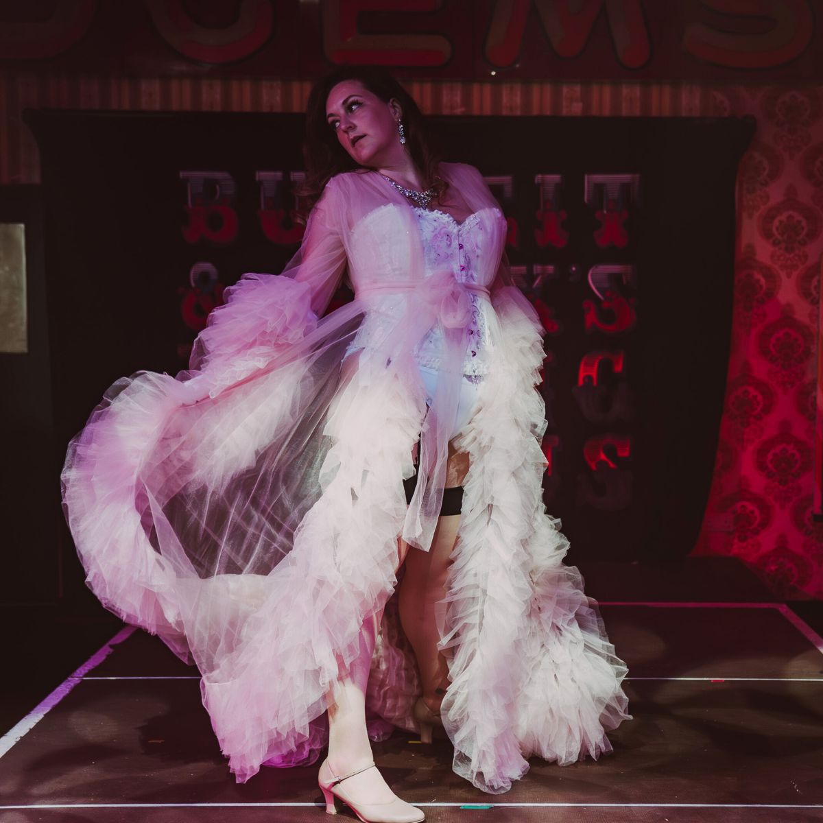 Life of a Showgirl: News Editor Jadie performing at a Burlesque show