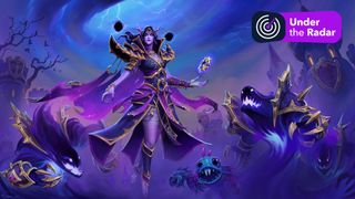 A hero image of Xal'atath from Heroes of the Storm with the TechRadar Under the Radar logo in the top right corner