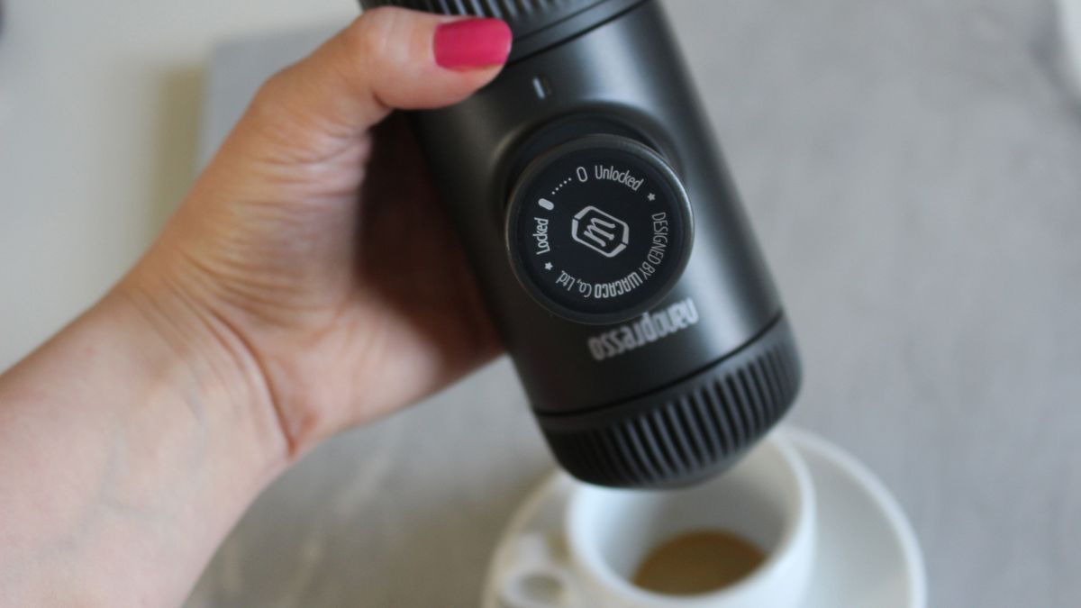 Wacaco Nanopresso with coffee capsule loaded
