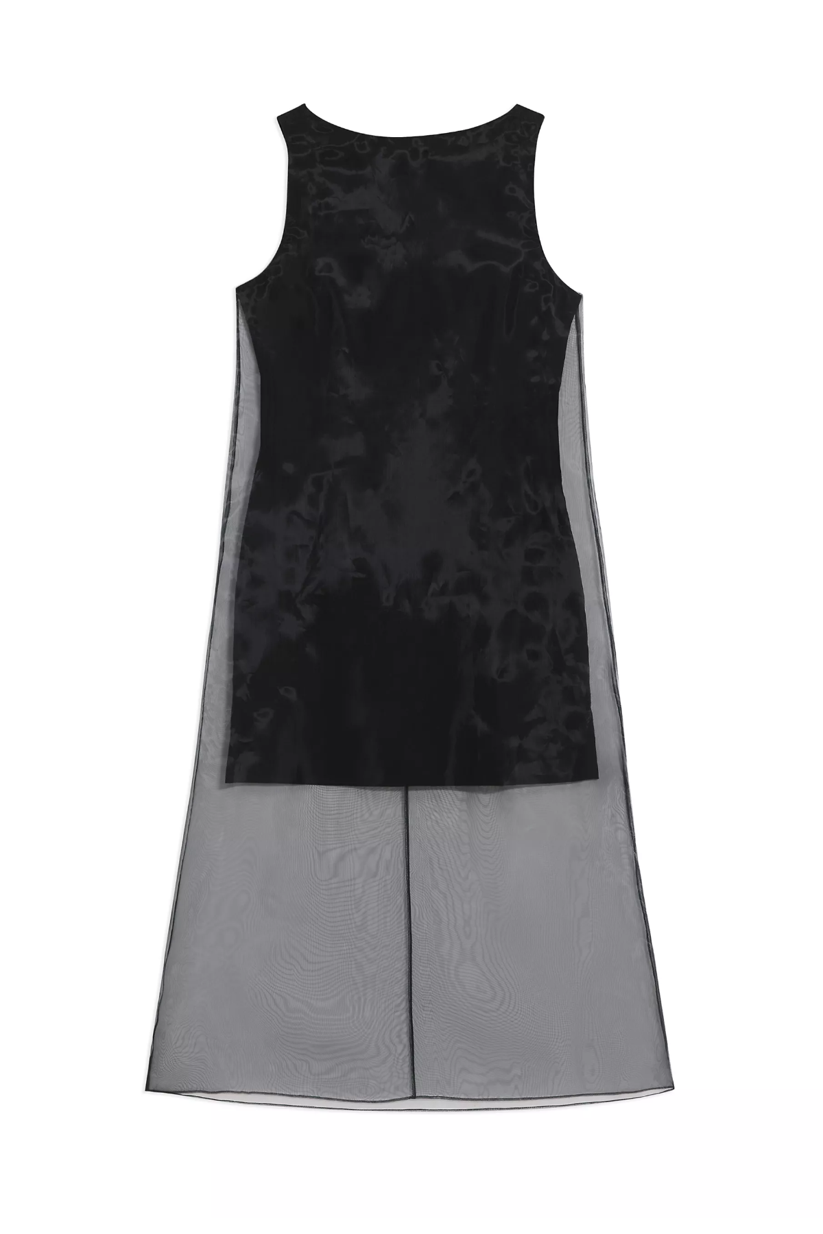 Theory Sleeveless Linen-Blend Organza Dress