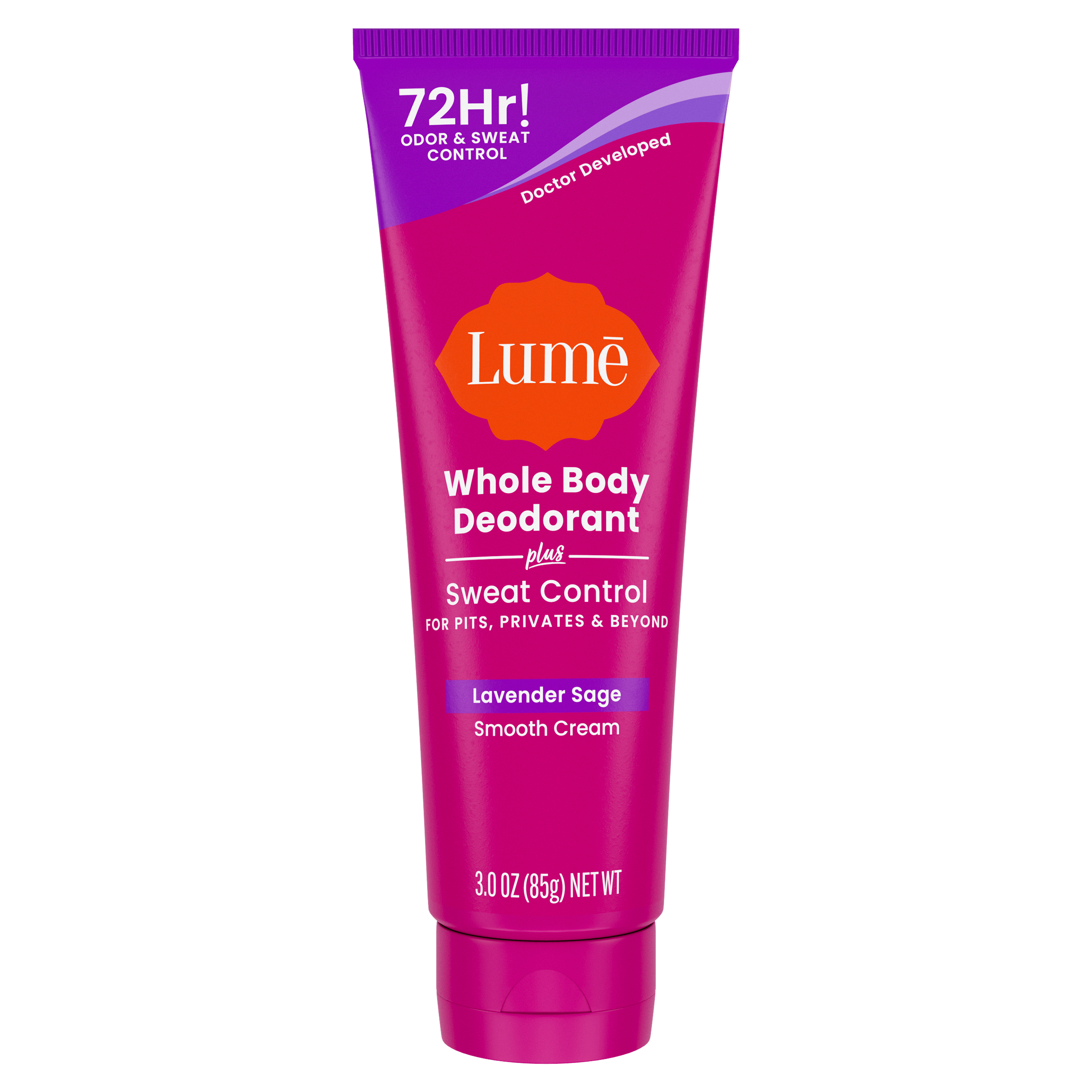 Lavender Sage | Cream Tube Deodorant | + Sweat Control