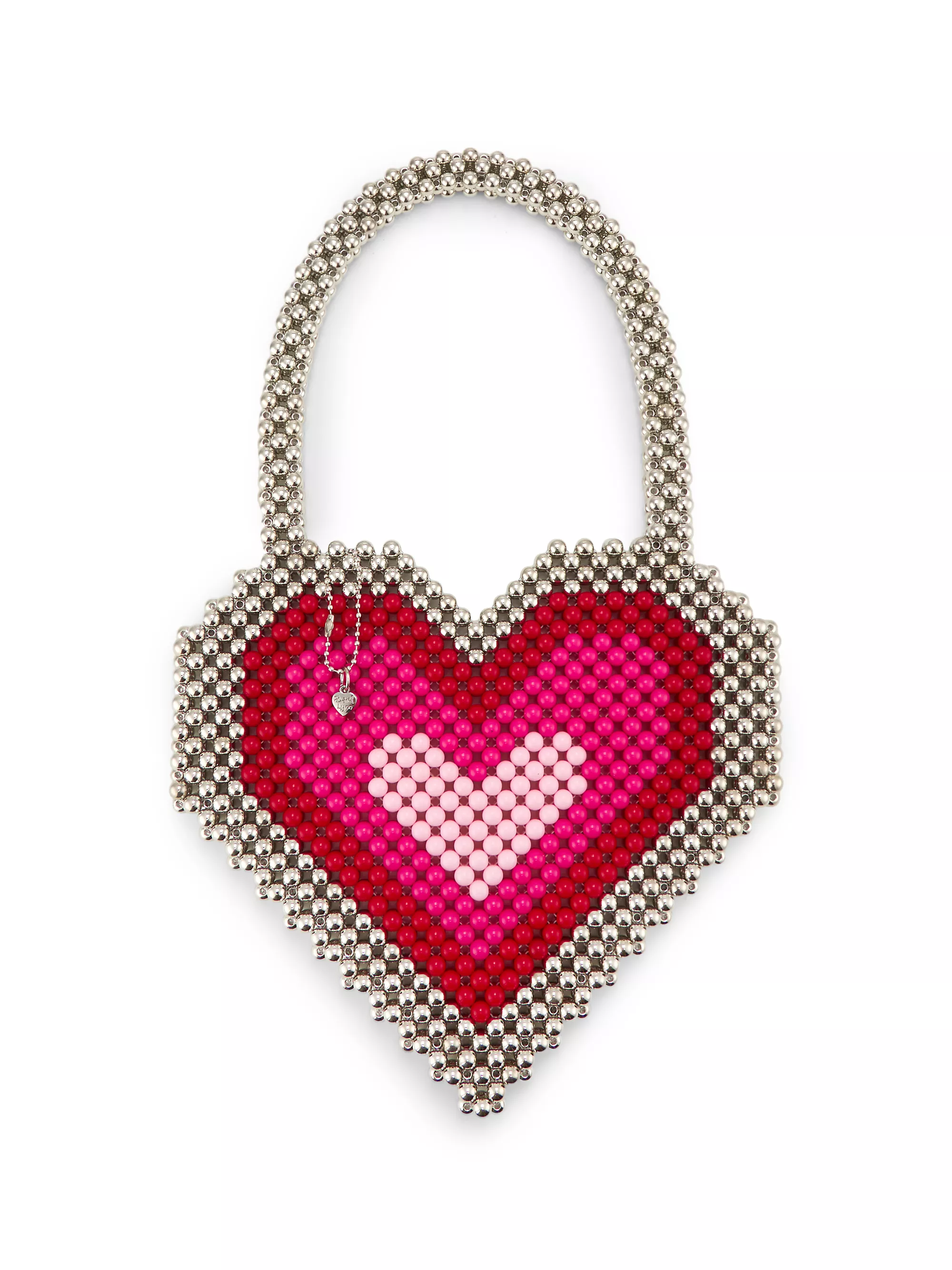 Beaded Heart Shape Bag