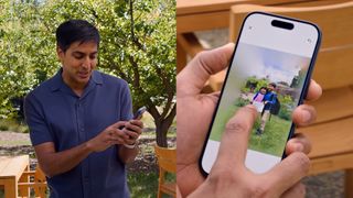 Apple demonstrating the Spatial Reframing feature at WWDC 2026.