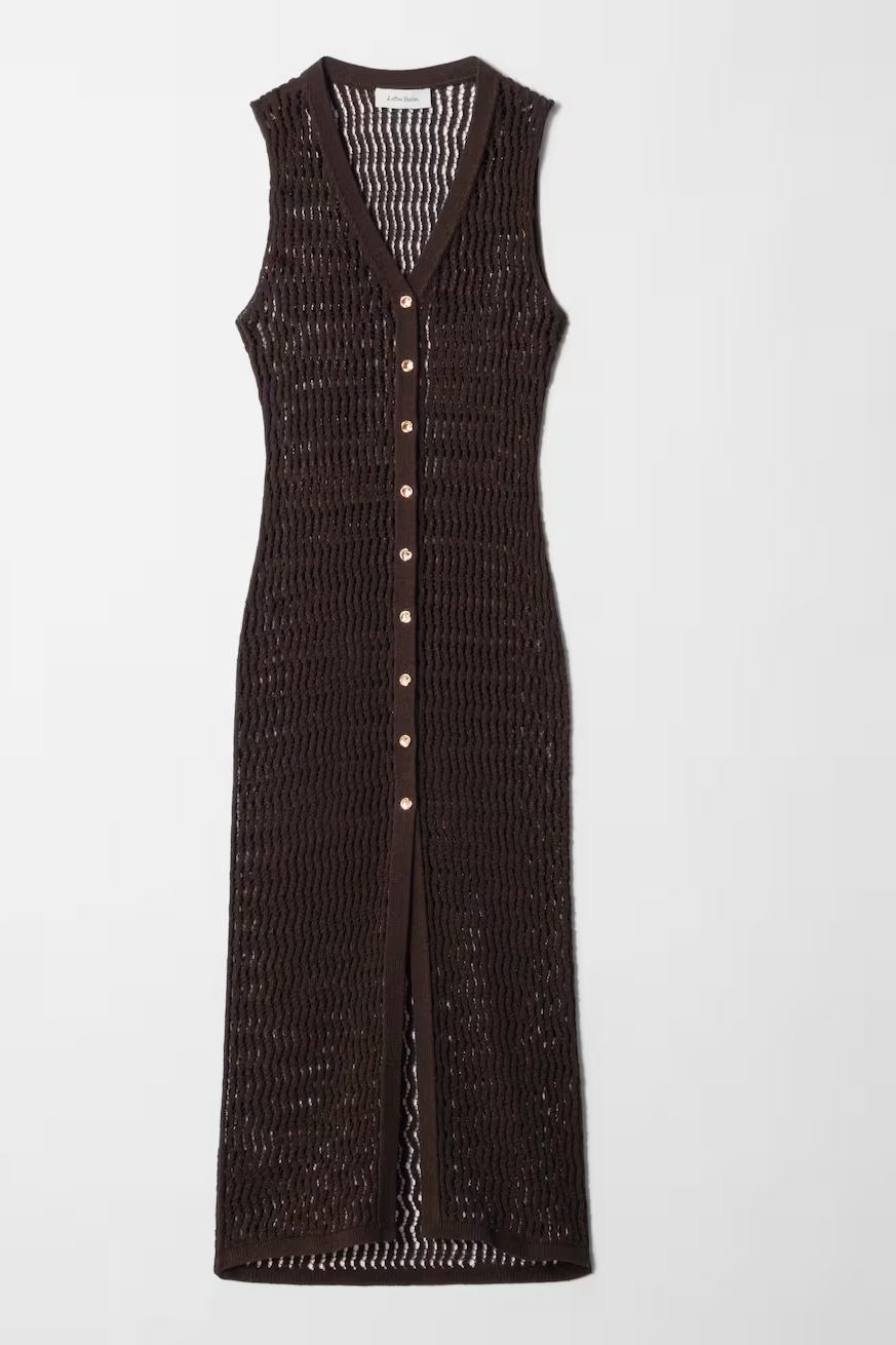 & Other Stories, Open-Knit Maxi Dress