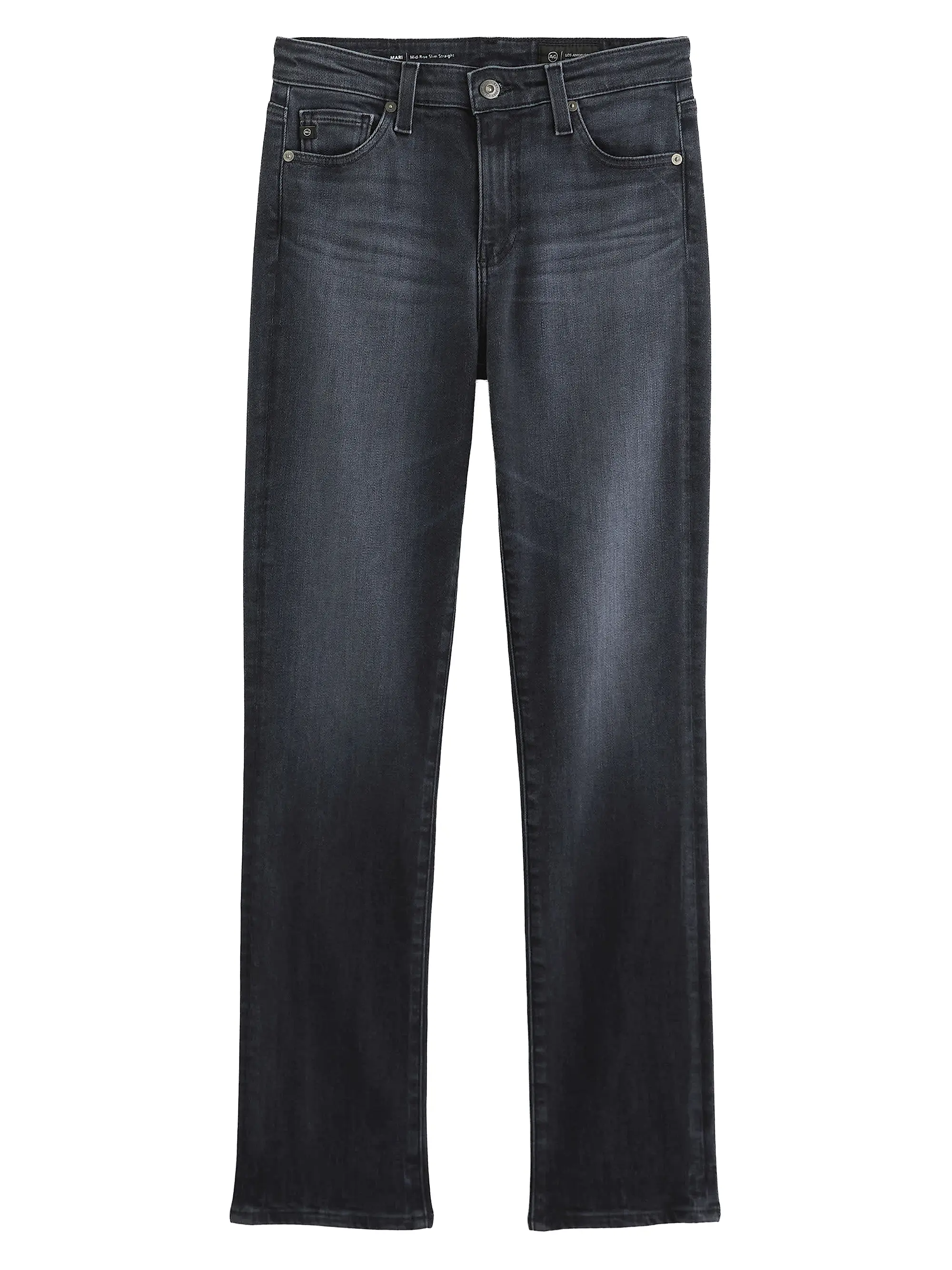 Mari Slim-Fit Straight-Leg Jeans