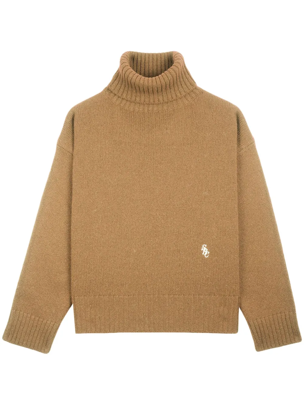 Logo-Embroidered Wool Jumper