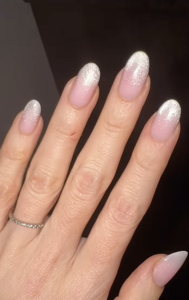 Ombre French manicure