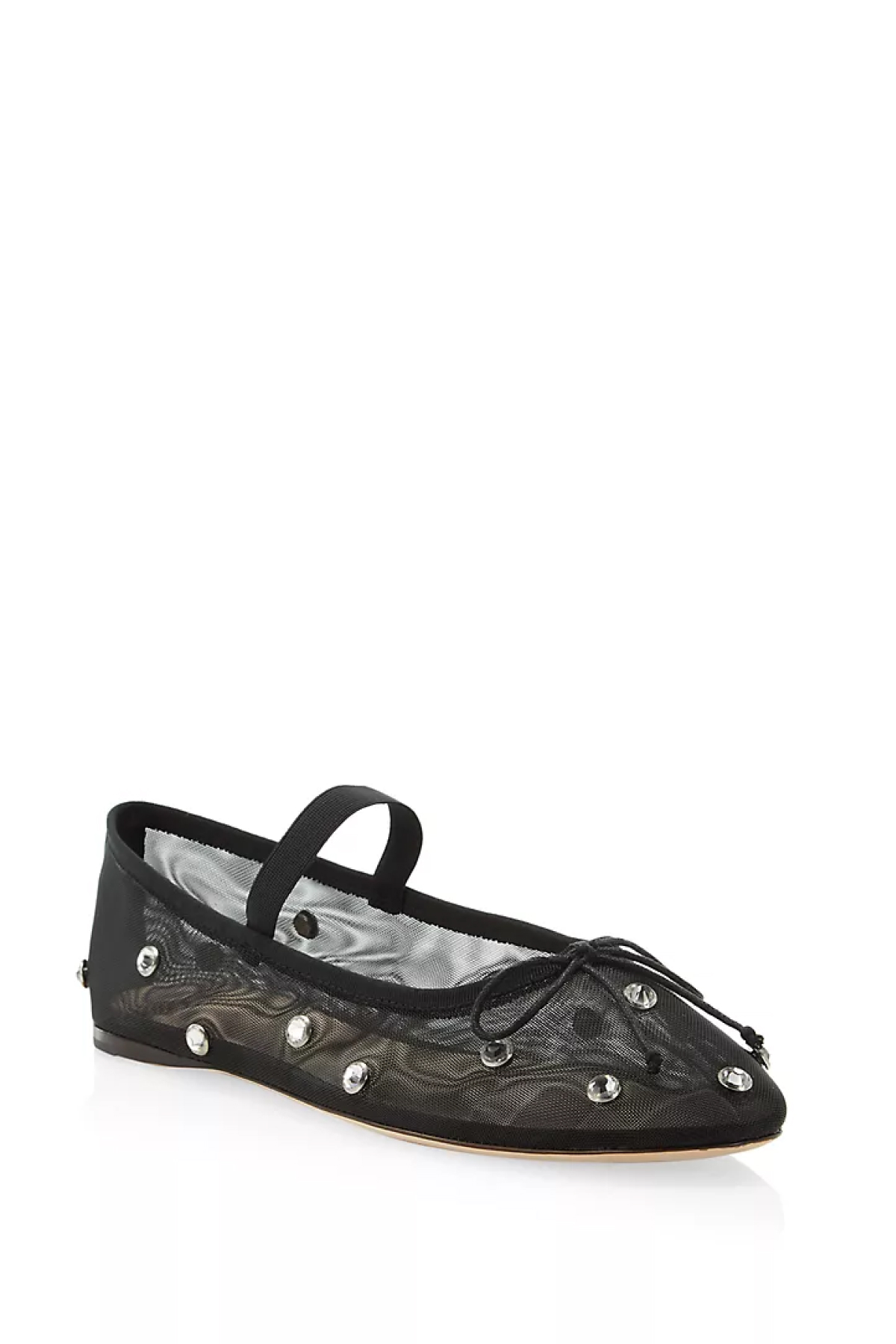 Leonie Crystal Mesh Ballet Flats