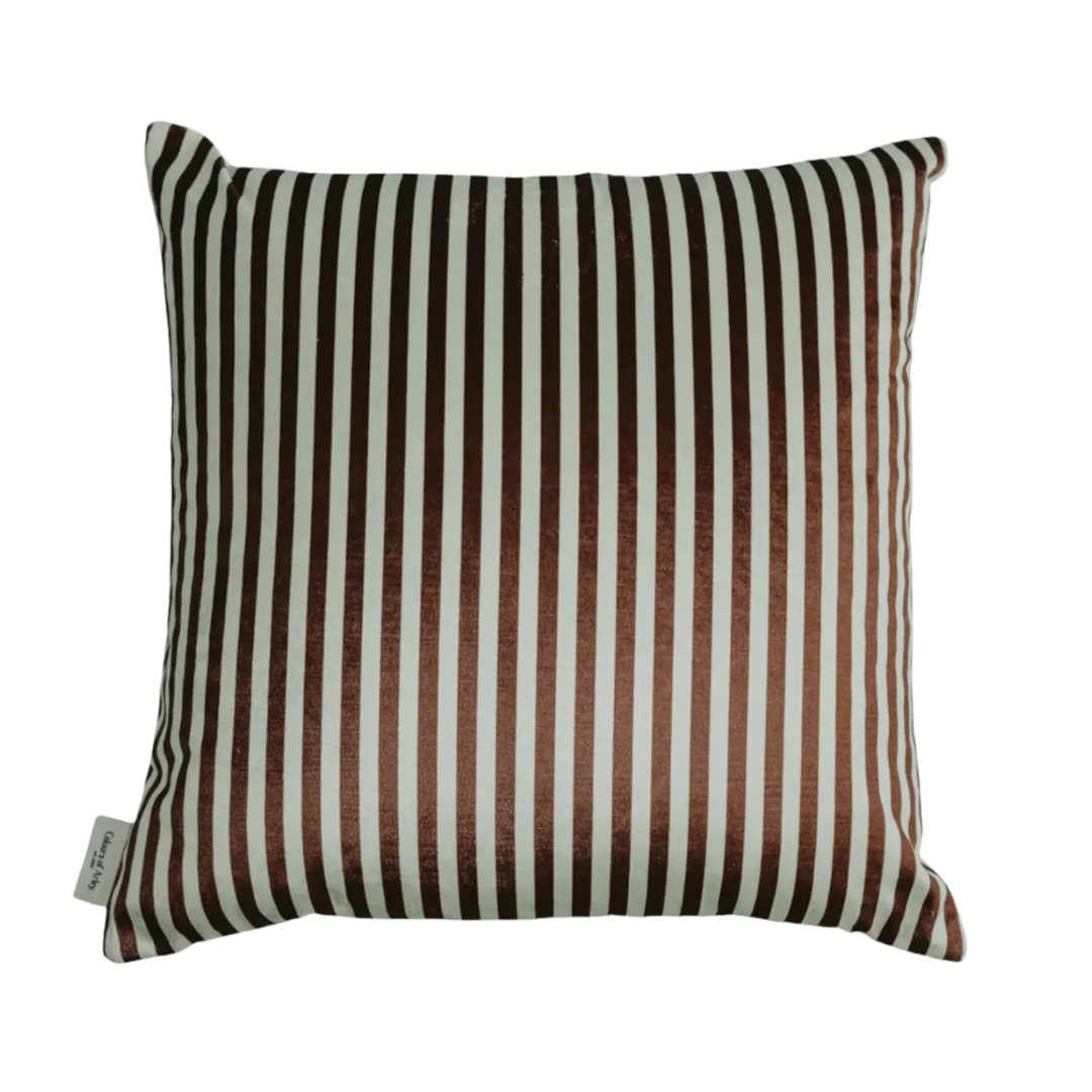 Colours of Arley , Classic Cushion - Mint Cream &amp;amp; Peat