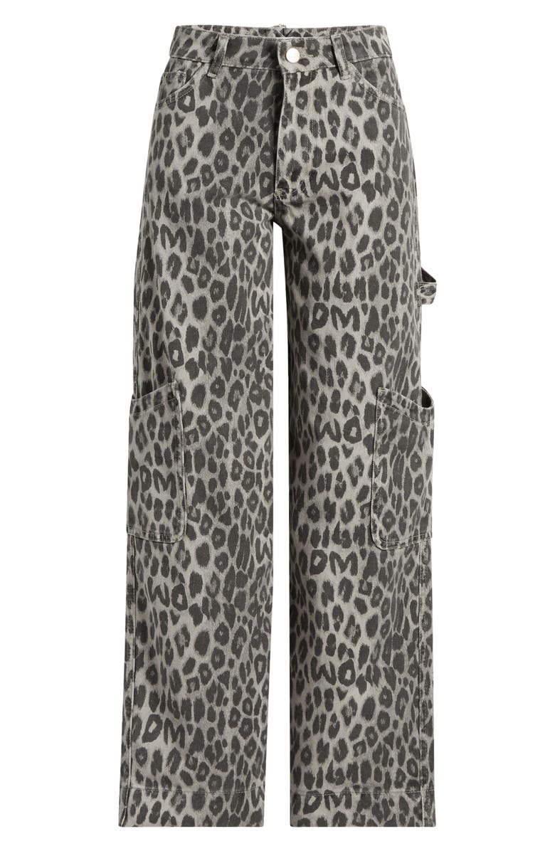Drew Leopard Print Jeans