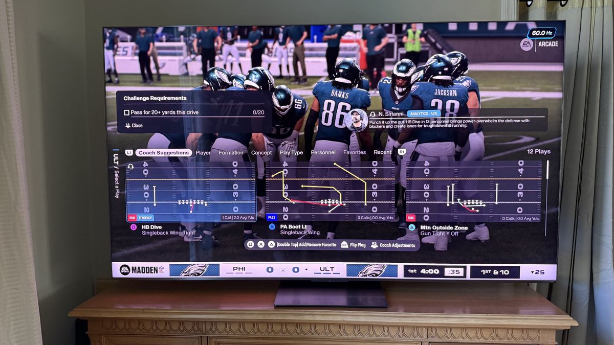 TCL QM8L PS5 Madden