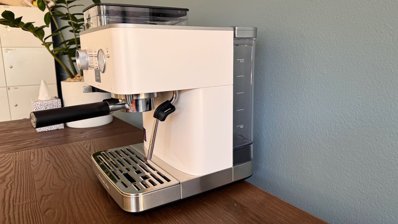 KitchenAid Semi-Automatic Espresso Machine side view