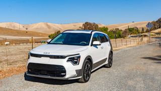 Kia Niro EV parked along roadside