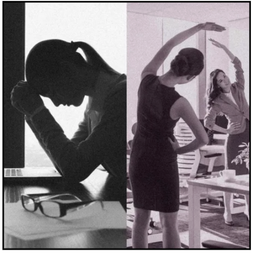 collage of women working 