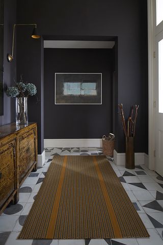 Roger Oates flatweave hallway runner