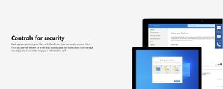 Microsoft OneDrive for Business's webpage explaining security features