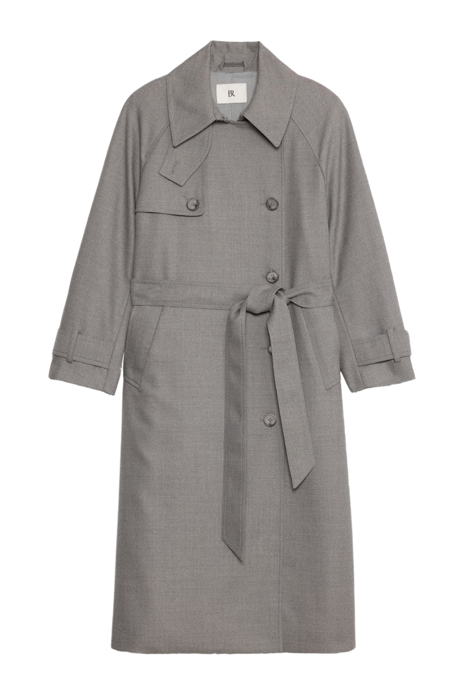 Banana Republic Water-Repellant Italian Wool Trench Coat