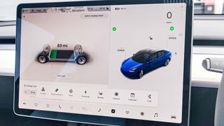 Tesla Model 3 dash display