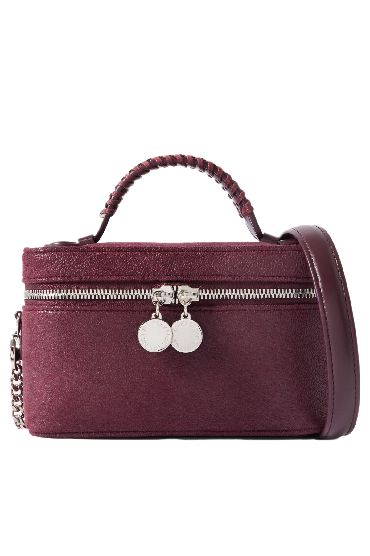 Stella McCartney Falabella Chain-Embellished Brushed Shoulder Bag