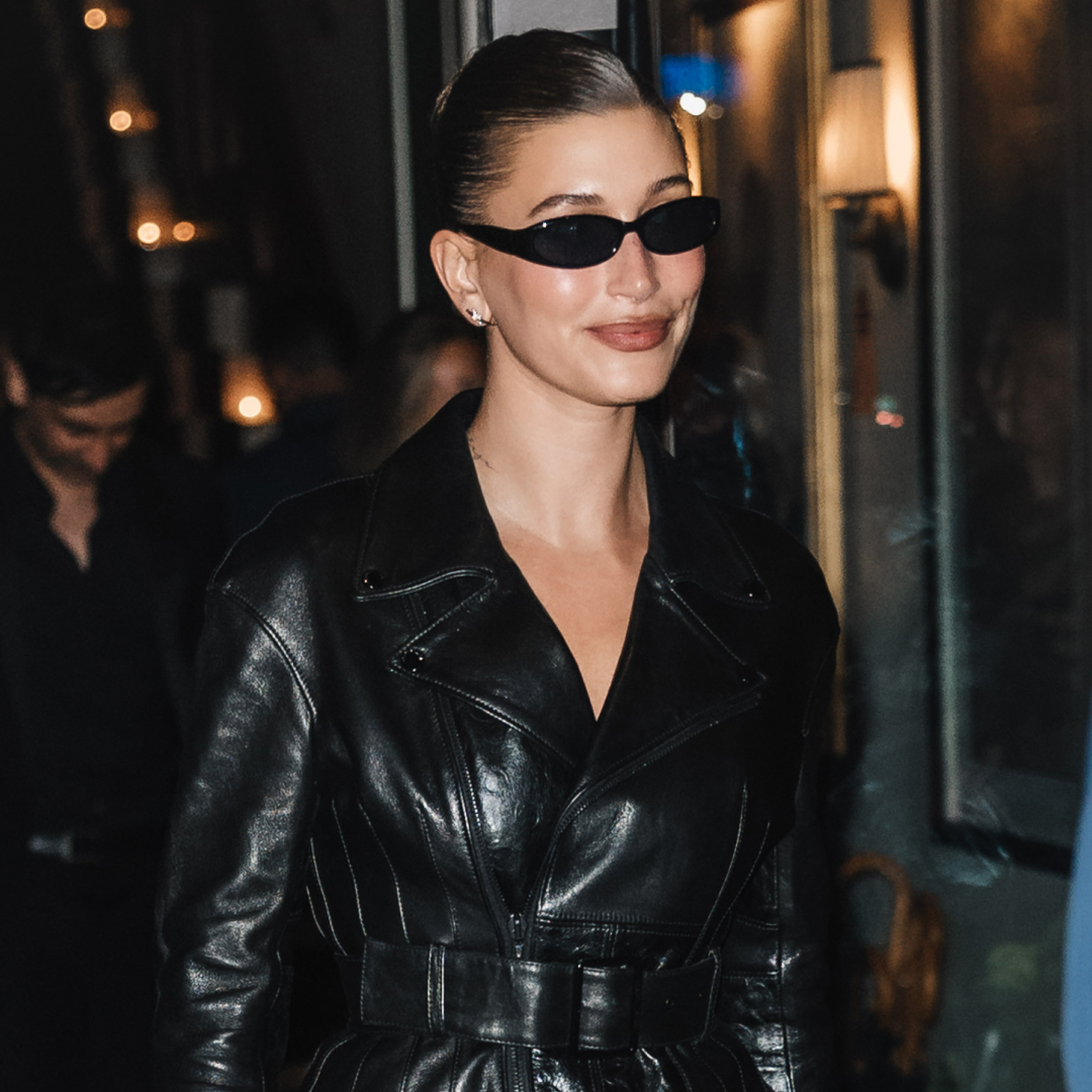 Hailey Bieber tapped into the &#039;80s maximalism trend in an unexpected silk color combo