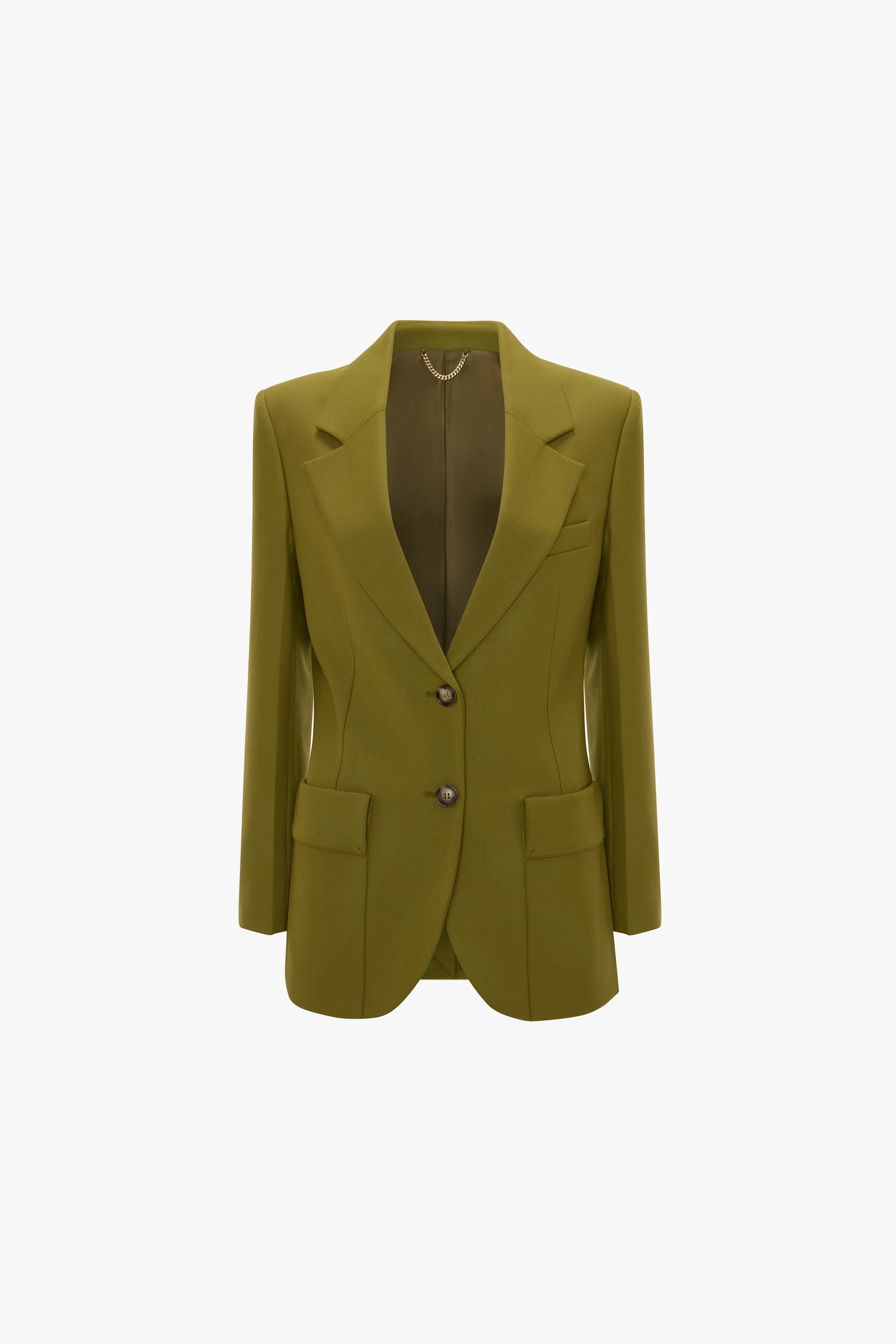 Victoria Beckham olive Katherine blazer