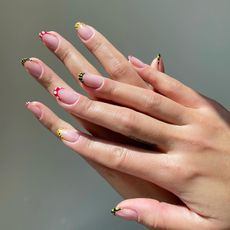 Yayoi Kusama-inspired manicure by Betina Goldstein