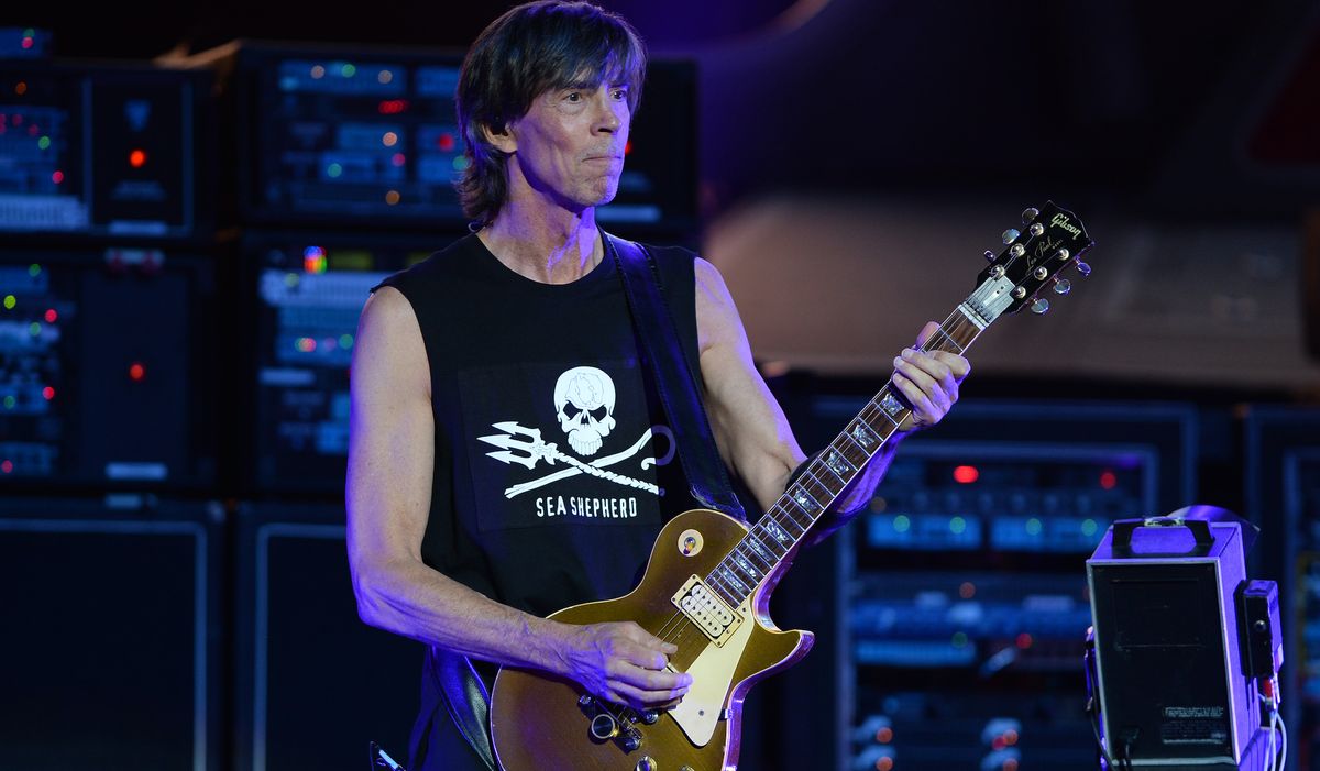 Tom Scholz performs with Boston at Hard Rock Live! in the Seminole Hard Rock Hotel &amp; Casino on June 5, 2014 in Hollywood, Florida