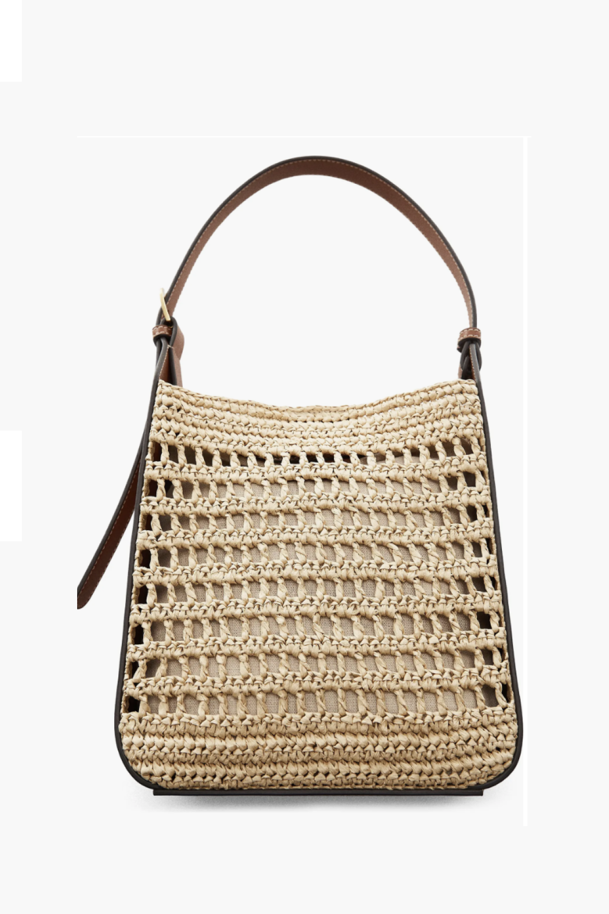 Large Valeta Crocheted Raffia Bag