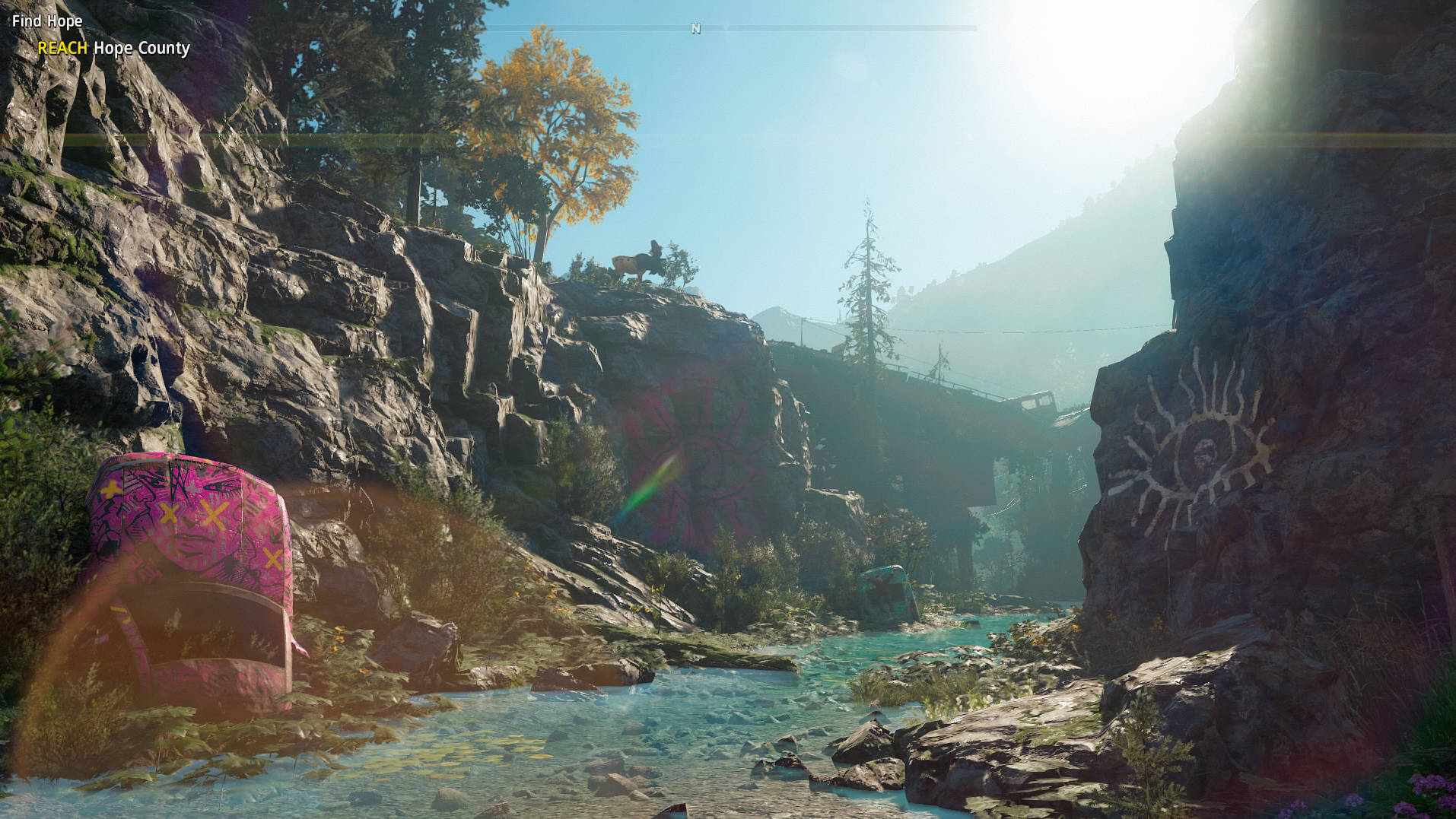 While it reuses many of the assets from Far Cry 5, New Dawn is just as spectacular to look at. More so, if you love all that neon pink.