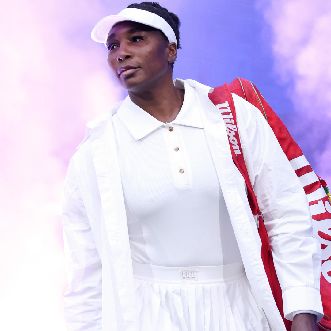 Venus Williams competed at the 2025 US Open in custom ERL tennis whites