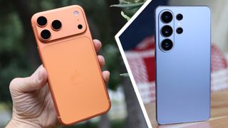 The iPhone 17 Pro Max and Samsung Galaxy S26 Ultra side-by-side
