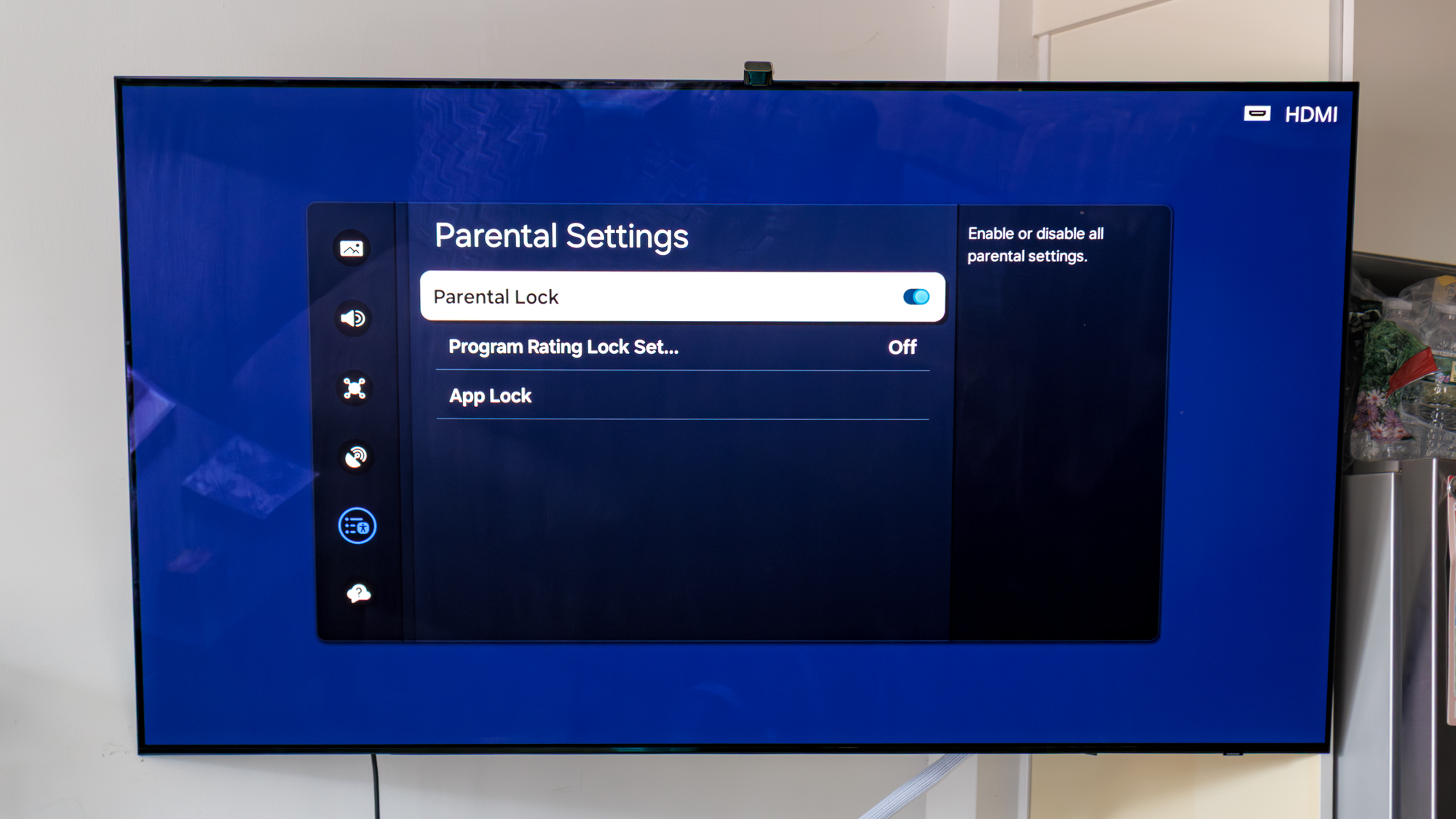 TV Parental Controls Tizen OS