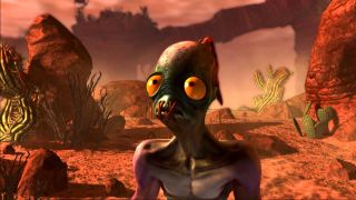 Best PS1 games – Oddworld Abe's Oddysee screenshot of Abe.