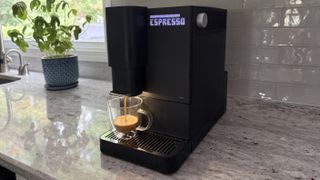 Terra Kaffe Demi coffee maker on kitchen counter