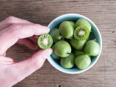 Bowl Full Of Small Kiwiberries